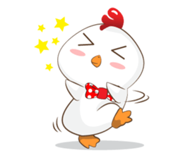 Little cute chicken sticker #15501225