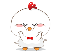 Little cute chicken sticker #15501229