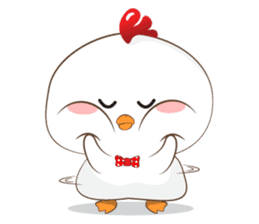 Little cute chicken sticker #15501229