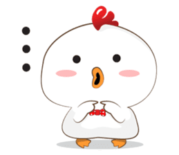 Little cute chicken sticker #15501230