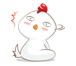 Little cute chicken sticker #15501232