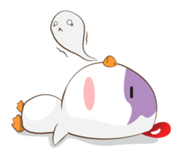 Little cute chicken sticker #15501233