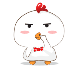 Little cute chicken sticker #15501236