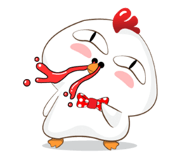 Little cute chicken sticker #15501242