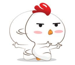 Little cute chicken sticker #15501245