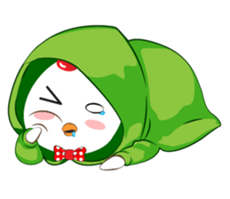 Little cute chicken sticker #15501246