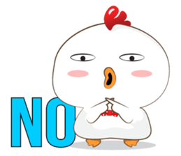 Little cute chicken sticker #15501247