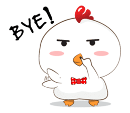 Little cute chicken sticker #15501249