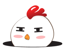 Little cute chicken sticker #15501250