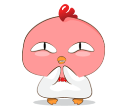 Little cute chicken sticker #15501251