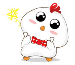 Little cute chicken sticker #15501253
