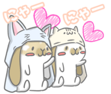 rabbit cute sticker kanarico2 part2 sticker #15501377
