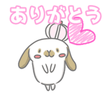 rabbit cute sticker kanarico2 part2 sticker #15501384