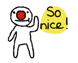 Red Nose (Animated) Eng sticker #15501409