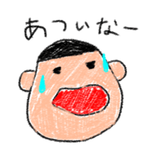 Crayon scribble sticker #15501633
