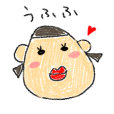 Crayon scribble sticker #15501642