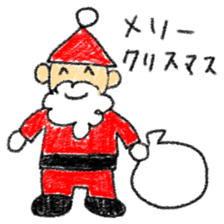 Crayon scribble sticker #15501664