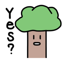 It moves! It is! It is! Tree-kun sticker #15502026