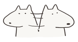 POLAR BEAR DOG 2 sticker #15503651