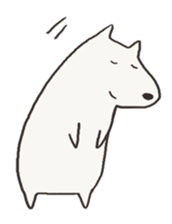 POLAR BEAR DOG 2 sticker #15503660