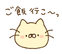 Fluffy cat and bear and rabbit sticker #15503963