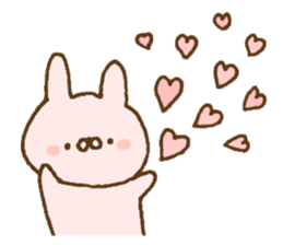 Fluffy cat and bear and rabbit sticker #15503965