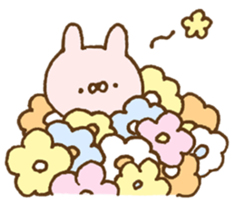 Fluffy cat and bear and rabbit sticker #15503990