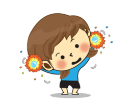 One of us: Lovely Girl, Daily Animated sticker #15504438