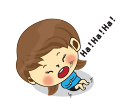 One of us: Lovely Girl, Daily Animated sticker #15504440