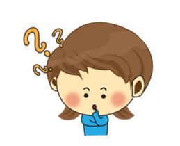 One of us: Lovely Girl, Daily Animated sticker #15504443