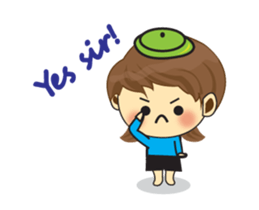 One of us: Lovely Girl, Daily Animated sticker #15504449