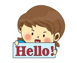 One of us: Lovely Girl, Daily Animated sticker #15504450