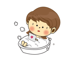 One of us: Lovely Girl, Daily Animated sticker #15504454