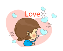 One of us: Lovely Girl, Daily Animated sticker #15504455