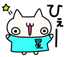 Hoshi's name sticker sticker #15505011