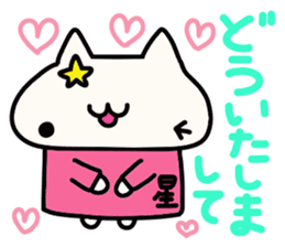 Hoshi's name sticker sticker #15505021