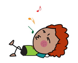 Brown Boy Daily Animated sticker #15505038