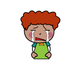 Brown Boy Daily Animated sticker #15505041