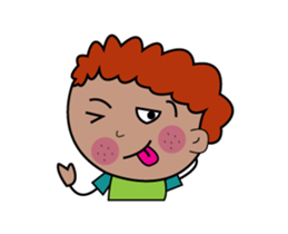 Brown Boy Daily Animated sticker #15505045