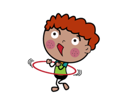 Brown Boy Daily Animated sticker #15505046