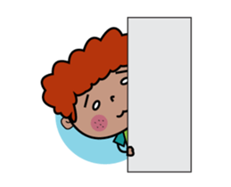 Brown Boy Daily Animated sticker #15505048