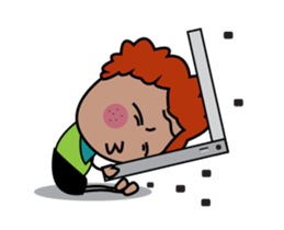 Brown Boy Daily Animated sticker #15505049