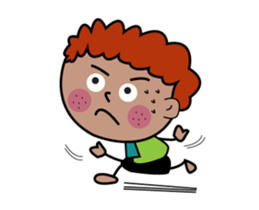 Brown Boy Daily Animated sticker #15505051