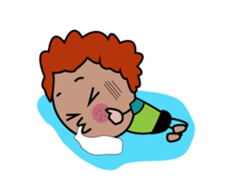 Brown Boy Daily Animated sticker #15505052