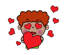 Brown Boy Daily Animated sticker #15505053