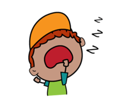 Brown Boy Daily Animated sticker #15505054