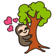 Cutey Sloth sticker #15505165