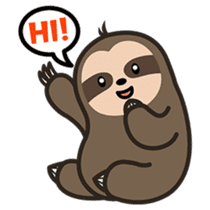 Cutey Sloth sticker #15505167