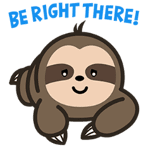 Cutey Sloth sticker #15505184