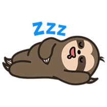 Cutey Sloth sticker #15505191